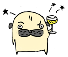 Max The Pug sticker #6996754