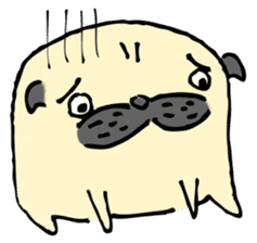 Max The Pug sticker #6996764
