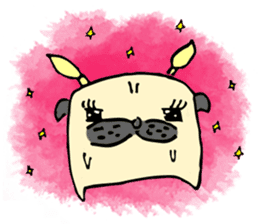 Max The Pug sticker #6996766