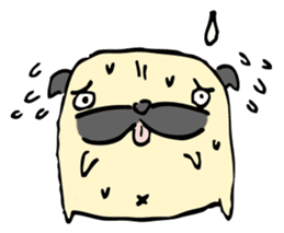 Max The Pug sticker #6996767