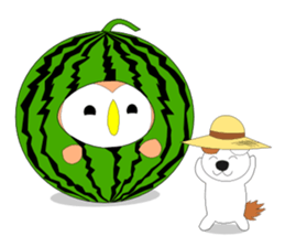 Fuku-chan 6. (owl) sticker #6996890