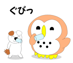 Fuku-chan 6. (owl) sticker #6996917