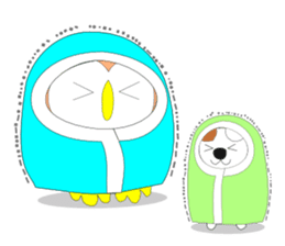 Fuku-chan 6. (owl) sticker #6996919