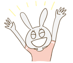 sato rabbit sticker #6997248