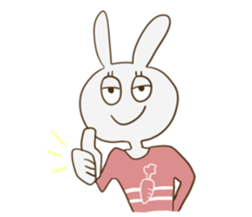 sato rabbit sticker #6997249