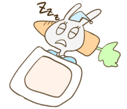 sato rabbit sticker #6997254