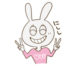 sato rabbit sticker #6997257