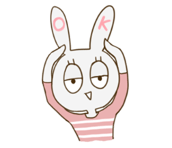 sato rabbit sticker #6997258