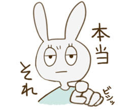 sato rabbit sticker #6997263