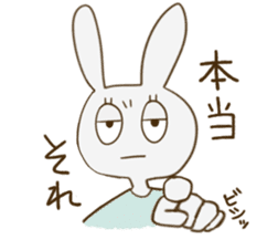 sato rabbit sticker #6997263