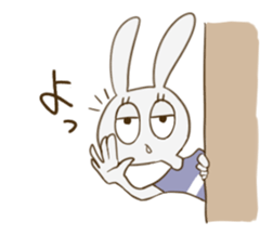 sato rabbit sticker #6997265
