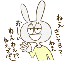 sato rabbit sticker #6997270