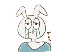 sato rabbit sticker #6997273