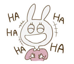 sato rabbit sticker #6997276