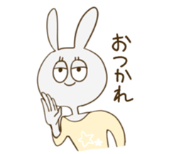 sato rabbit sticker #6997277