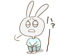 sato rabbit sticker #6997280