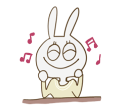 sato rabbit sticker #6997282