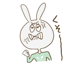 sato rabbit sticker #6997283
