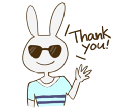 sato rabbit sticker #6997284