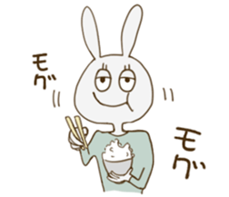 sato rabbit sticker #6997285