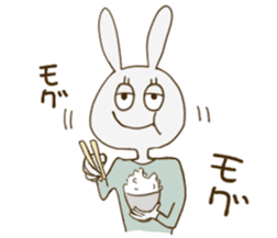 sato rabbit sticker #6997285