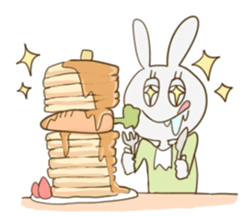 sato rabbit sticker #6997286