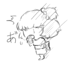 Warashi's daily life sticker #6997371