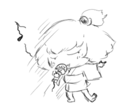 Warashi's daily life sticker #6997378