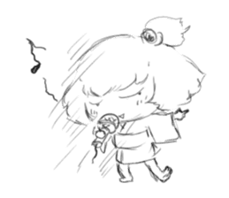 Warashi's daily life sticker #6997378