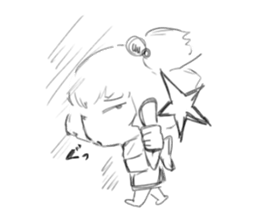 Warashi's daily life sticker #6997387