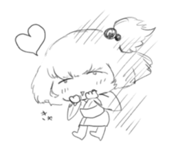 Warashi's daily life sticker #6997391