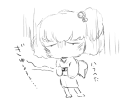 Warashi's daily life sticker #6997396