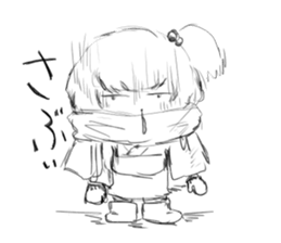 Warashi's daily life sticker #6997404