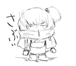 Warashi's daily life sticker #6997404