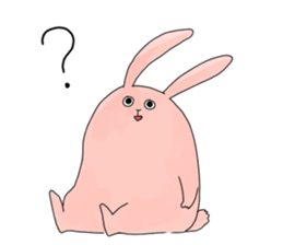 rabbit&chick. sticker #6997557