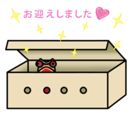 colorful Furcifer pardalis sticker #6997885