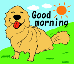 Fan of a retriever sticker #6997889