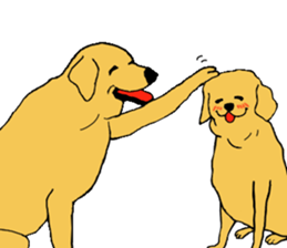 Fan of a retriever sticker #6997898