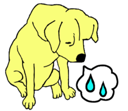 Fan of a retriever sticker #6997915