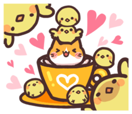 Cat in the cup2 sticker #6998399