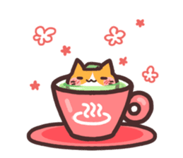 Cat in the cup2 sticker #6998403