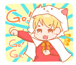 Energetic boy 1000%vitality! sticker #6999838