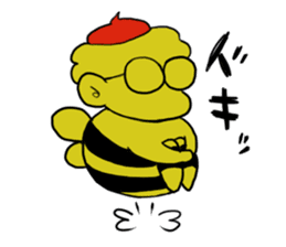 Daily life of BenBen bee sticker #7000088