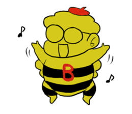 Daily life of BenBen bee sticker #7000089
