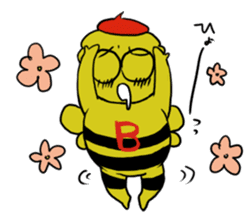 Daily life of BenBen bee sticker #7000095