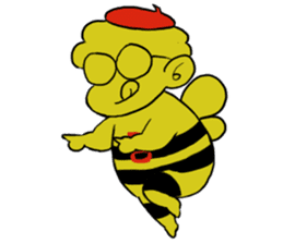 Daily life of BenBen bee sticker #7000098