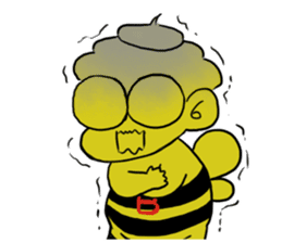 Daily life of BenBen bee sticker #7000103