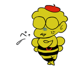 Daily life of BenBen bee sticker #7000110