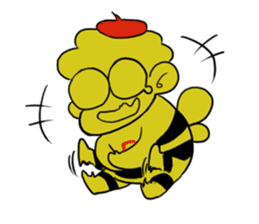 Daily life of BenBen bee sticker #7000114