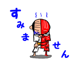 The great kunst-lijk and midlle-aged man sticker #7000765